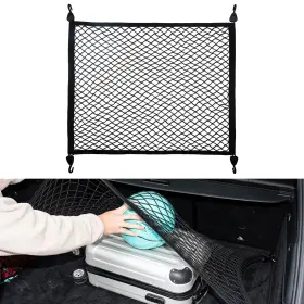 Vr03cs-hq1 Vehirie Cargo Net For Suv Car Trunk Organizer With Abs Hook Elastic Stora