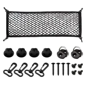 Vrau03xs-hq1-gm Vehirie Cargo Net For Suv Trunk Organizer 35.4 X 11.8 Inches Elastic Heav