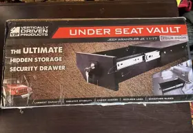 33001 Vertically Driven Products Vdp 2011-2017fits Jeep Wrangler Jk 4 Door Under Seat Storage Vault
