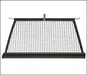 1j9861691l62f Volkswagen Vw Mk4 Varian Jetta/golf Rare Removable Net Partition Black Genuine Oem Nos Part #3