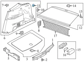 1z9868280b Volkswagen 2018-2020 Vw Atlas - Cargo Hook #3