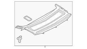 561-863-413-h-95t Volkswagen Genuine Package Tray