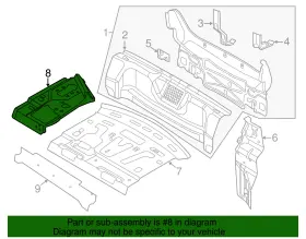 5c6-809-992 Volkswagen Genuine Package Tray #2
