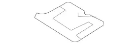 5c6-813-541 Volkswagen Genuine Package Tray Retainer Bracket
