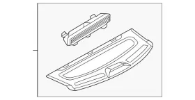 5c6-863-413-h-82v Volkswagen Genuine Package Tray