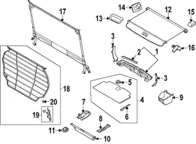 32345116 Volvo Genuine Protective Steel Grille