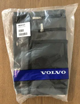 8624127 Volvo Genuine V70 Xc70 Grey Rear Partition With Storage Pockets 862427 - New