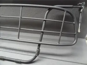 8685709 Volvo V50 04-11 Cargo Dog Pet Gate Barrier Swing Away Up Oem Black Metal Grille #3