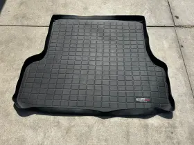 40164 Weathertech Cargo Liner Trunk Mat For Saab 9-5 Wagon 1999-2009 -black Used