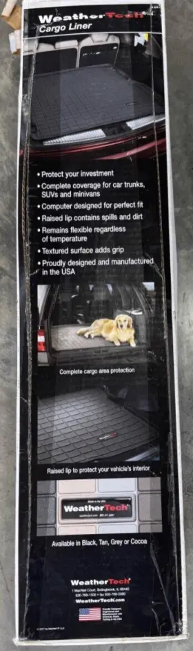 40470 Weathertech Weather Tech Cargo Liner Trunk Mat For Hyundai Elantra/coupe 2011-2016