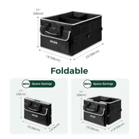 A4101 Welkin Car Trunk Organizer Collapsible Storage For Suv Truck 60l Larg #2