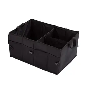 Werkasi 659252934122 Car Trunk Organizer Black Collapsible Storage For Suv Bl
