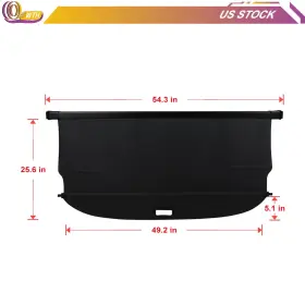 Whee17745107 Whee Cargo Cover For Hyundai Ioniq 5 2022-2024 Se Sel Rear Retractable Security Shade