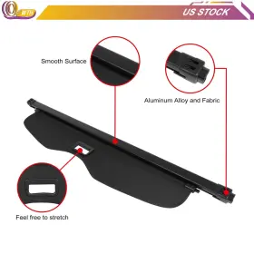 Whee18284807 Whee Cargo Cover For 2019 2020-2025 Chevrolet Blazer 3.6l 2.0l Rear Retractable Shade