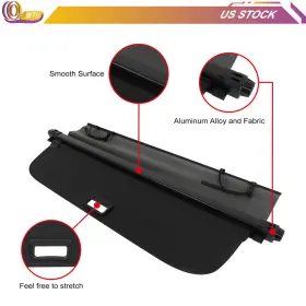 Whee18285107 Whee Cargo Cover For 2023-24 2025 Lexus Rx350 Premium Rear Retractable Security Shade