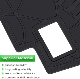 Wiqp383 Wi-auto Cargo Liner Tray Mat For Jeep Wrangler Jl 2018-2021 Rubber Trunk Floor #3