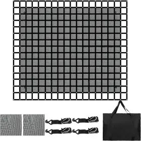 Wish2016 414307030785 Heavy Duty Cargo Net For Pickup Truck Bed 10ft X 12ft Ft With Mesh