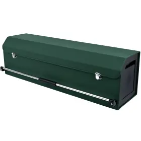Yg-nappa-green-103cm Xcf Leather Car Trunk Organizer With Lid And Ergonomic Handle For Suv 40.5in