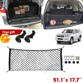 Ad49l Xotic Tech #ad49l #ad52 Rear Trunk Envelope Style Mesh Cargo Net For Toyota 4runner 2003-2025 Brand New