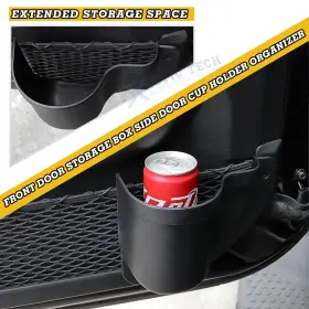 Th327 Xotic Tech Front Door Storage Pockets Organizer Box For Jeep Wrangler Jl Jlu 2/4door 2018