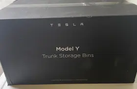 Th371 Xotic Tech #th371 Rear Trunk Storage Bins Side Box With Carpeted Tesla Model Y New In The
