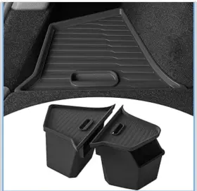 Th372 Xotic Tech #th372 Rear Trunk Storage Bins Side Box With Abs Lids For Tesla Model Y Juniper 2025