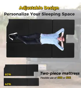 Bp-4d-pad-g1-k Xprite Foldable Sleeping Pad Mat Bed Mattress Travel For 2021-2024 Ford Bronco 4 Door #2