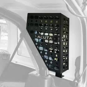 Yc603l Yacuta Metal Roll Bar Storage Box/rear Trunk Side For 2018-2024 Wrangler Jl Jlu 4-door