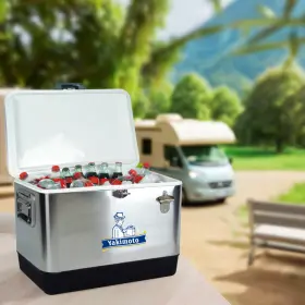 1321531351 Yakimoto Large Portable Camping Cooler 54qt Outdoor Car Ice Chests And Coolers