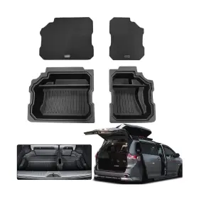 Dryrtjryj-43576345 Yboueo For 2023 Toyota Sienna Trunk Storage Box 2022 2021 Tru #2