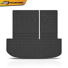 Yel562323 Yellowspeed Tpe All Weather Rear Cargo Liner Trunk Mat Fit For 2020-2025 Hyundai Palisade