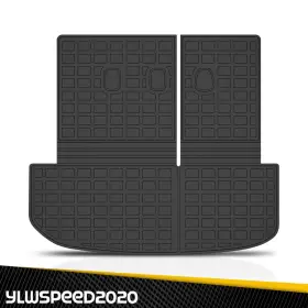 Yl2025111201 Ylwspeed20 Fit For 2020-2025 Hyundai Palisade Tpe Cargo Trunk Liner Cover Floor Mat Black