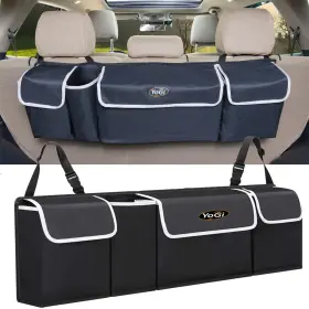 Yogi Prime 705548053166 Car Trunk Organizer Hanging Cargo Storage Bag For Suvs Vans Cars Waterproof 4