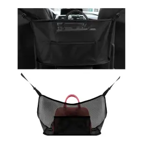 Zndaw-4955fp Zndaw Car Net Pocket Handbag Holder Driver Storage 15.7x10.2 Inches Black