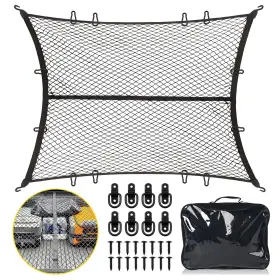 Xthww01-f Zosany Highly Elastic Cargo Net For Pickup Truck Bed Stretchable 4ftx4ft T
