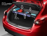 2014-2018 Mazda (5-DOOR Hatchback) Cargo Storage Shelf BJE3V1300. Fixed Price $116.41.