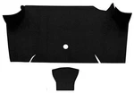 1967-68 Mustang Fastback Nylon Loop Trunk Floor Carpet Black. Fixed Price $104.99.