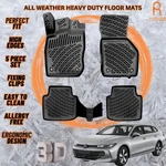 3D Molded Car Floor Mats Liners Fits Vw Passat 2024-2025 All Season Heavy Duty. Fixed Price $111.59.