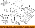 Chrysler Oem 12-23 300,CHARGER Rear Body Floor Interior Trim-hook 5057812AC. Fixed Price $41.65.