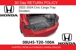 2022-2026 Genuine Oem Honda Civic Cargo Tray Dividers 08U45-T20-100A. Fixed Price $75.55.