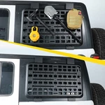 Rear Window Storage Molle Panel Kit Accessories For 2018-2026 Jeep Wrangler Jl. Fixed Price $134.99.