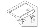 Genuine Audi Luggage Cover 4M8-863-553-B-94H. Fixed Price $813.30.