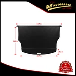 Cargo Cover Rear Retractable Shield Shade For 2020-2024 Cadillac XT6. Fixed Price $80.04.
