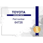 Genuine Toyota Deck Side Trim Hook NO.2 Part 64726-05030-C1 (6472605030C1). Fixed Price $32.24.