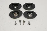 P108140 2003-2012 Maserati Quattroporte Trunk Carpet Hook Plate Set OF4 68000400. Fixed Price $16.24.