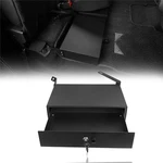 Under Rear Seat Storage Lockbox Drawer Slides Fit Ford F150 Supercrew 09-14. Fixed Price $48.93.