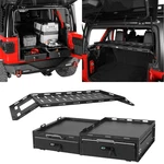 Interior Rack Cargo Drawer Fridge Slide Mount For Jeep Wrangler Jk Jl 15-26 4DR. Fixed Price $159.84.