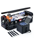 Astroai Car Trunk Organizer Storage Large For Suv, 3 Compartments, Black. Fixed Price $67.49.