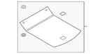 Genuine Audi Trunk Lining 4G8-863-463-B-QA5. Fixed Price $417.06.