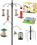 Iborn 1 Thickness Shepherds For +6 Hooks, Black Bird Feeder Pole. Fixed Price $50.05.